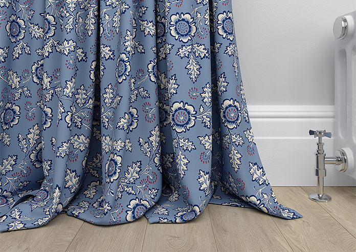 Land & Shore River, Blue Red - Made to Measure Curtains - Image 6